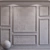 Opal Gray Decorative Plaster with Molding 3D model small image 1