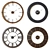 Timeless Elegance: Uttermost Wall Clock 3D model small image 1