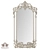 Flora Mirror: Handcrafted Elegance 3D model small image 1