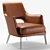 Elegant Flexform Gatsby Armchair 3D model small image 1