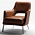 Elegant Flexform Gatsby Armchair 3D model small image 2