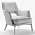 Elegant Flexform Gatsby Armchair 3D model small image 4