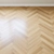 French Oak Chevron Parquet Board 3D model small image 4