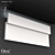 Modern LED Uplighter - Steps Collection 3D model small image 1