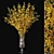 Elegant Forsythia Branch in Vase 3D model small image 1