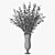 Elegant Forsythia Branch in Vase 3D model small image 4