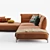 Cierre Up-Down Millimeter-Scaled Sofa 3D model small image 3