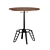 ROCKEE Steel Cafe Chair - Industrial Vintage Table and Chair Set 3D model small image 2