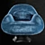 Sleek Lips Armchair | Modern Design 3D model small image 3