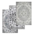 Luxury Carpet Set - High-Quality Textures 3D model small image 1