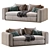 Luxurious Ludovica Mascheroni Sofa 3D model small image 1