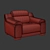 Elegant Allison Sofa: Timelessly Stylish 3D model small image 3