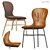 Modern Scandinavian Design Myko Chair 3D model small image 1