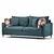 Nordic Elegance Sofa 3D model small image 2