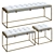 Kellen Upholstered Bench: Modern Design, Versatile Sizes 3D model small image 2