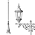 Vintage Wrought Iron Street Lamp 3D model small image 3