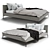 Modern Charles Bed - Stylish Comfort 3D model small image 1