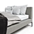Modern Charles Bed - Stylish Comfort 3D model small image 2