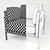 Sleek Leather Armchair 3D model small image 5