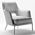 Elegant Flexform Joyce Armchair 3D model small image 5