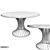 Modern Cinch Round Dining Table 3D model small image 3
