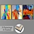 Elegant Wall Picture Set 1967 3D model small image 1