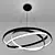 ULIGHT Haloin Pendant Lamp (3 Rings) 3D model small image 1