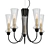 Evoluce Rammo SLE112403-05 Pendant Chandelier 3D model small image 1