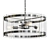 Modern Glass Pendant Chandelier 3D model small image 1