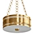Elegant Gaines Pendant Light 3D model small image 1
