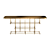 Elegant Bronze Console for Living and Dining Rooms 3D model small image 2
