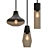 Scandinavian Glass Pendant Light Set 3D model small image 1