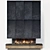 Title: Modern Metal Paneled Fireplace 3D model small image 3