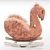 Elegant Flamingo Rocker 3D model small image 4