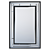 Elegant Andella Beveled Edge Mirror 3D model small image 1