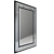 Elegant Andella Beveled Edge Mirror 3D model small image 3