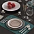 Modern Decor Table Set 3D model small image 2