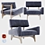 Canadian Lounge Chair: Premium Comfort 3D model small image 1