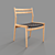 Tangle Woven Rope Dining Chair 3D model small image 3