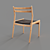 Tangle Woven Rope Dining Chair 3D model small image 5