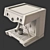 Sleek Espresso Machine 3D model small image 2