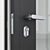 Modern Aluminum Door: Vray & Corona Compatible 3D model small image 4