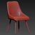 Luxury Velvet Dining Chair 3D model small image 4