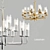 Title: Elegant Tiered Chandelier - Lessman 15 3D model small image 1