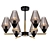 Elegant Lumien Hall Ceiling Chandelier 3D model small image 1