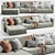 Modern Mac Sofa by Novamobili: Sleek Design & Comfort 3D model small image 1