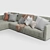 Modern Mac Sofa by Novamobili: Sleek Design & Comfort 3D model small image 3