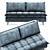 Inole Soft Ocean Sofa 3D model small image 2