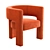 Sculpt Chair - Stylish and Sturdy Seating 3D model small image 1