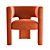 Sculpt Chair - Stylish and Sturdy Seating 3D model small image 2